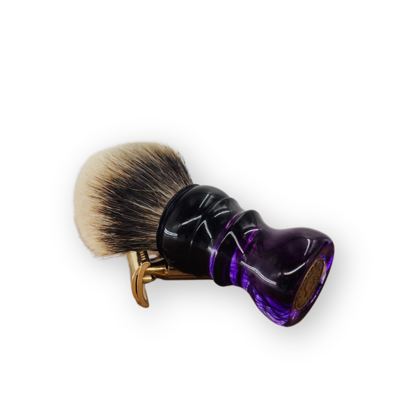 Violet Nebula Shaving Brush