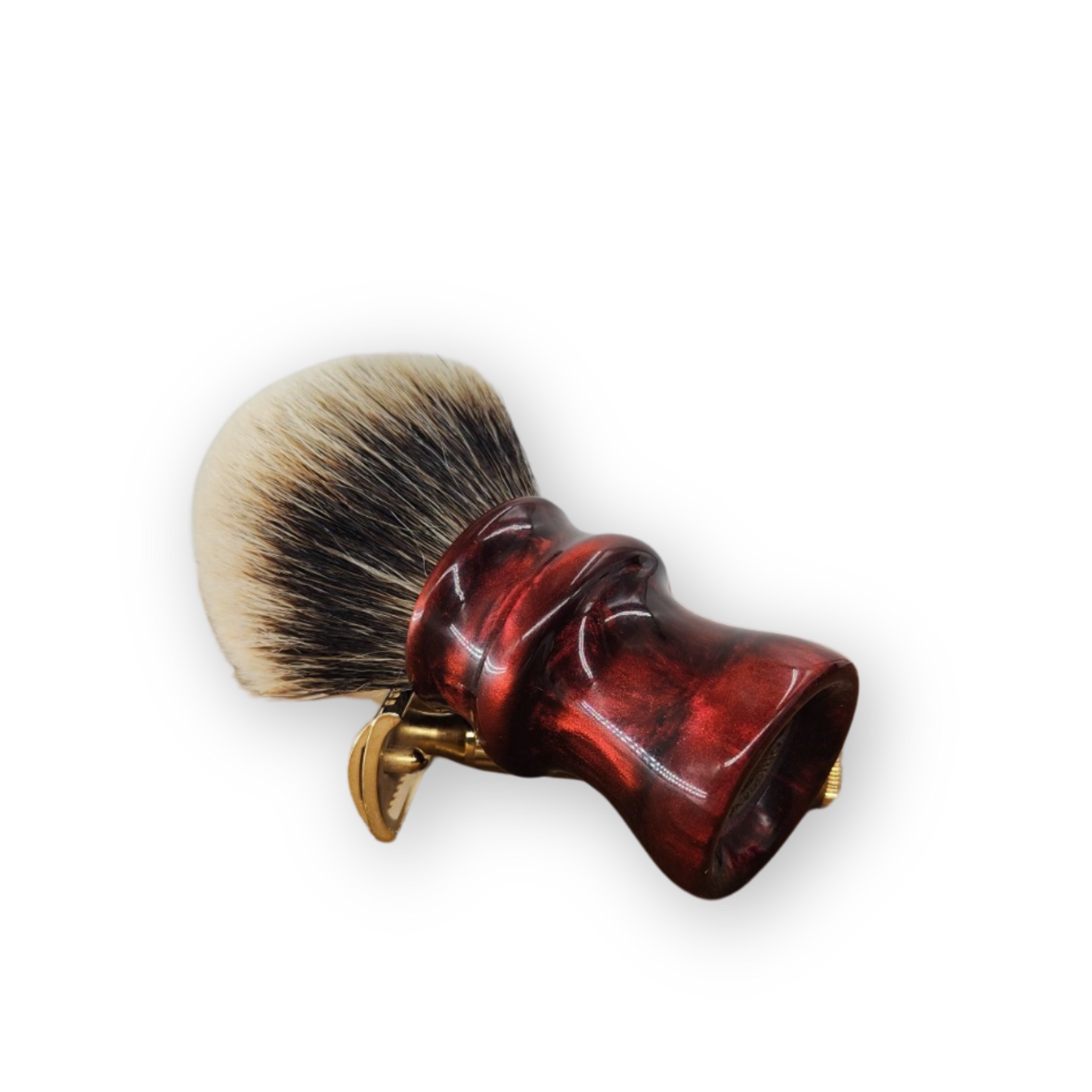 Crimson Cranberry Shaving Brush: Christmas Collection Edition